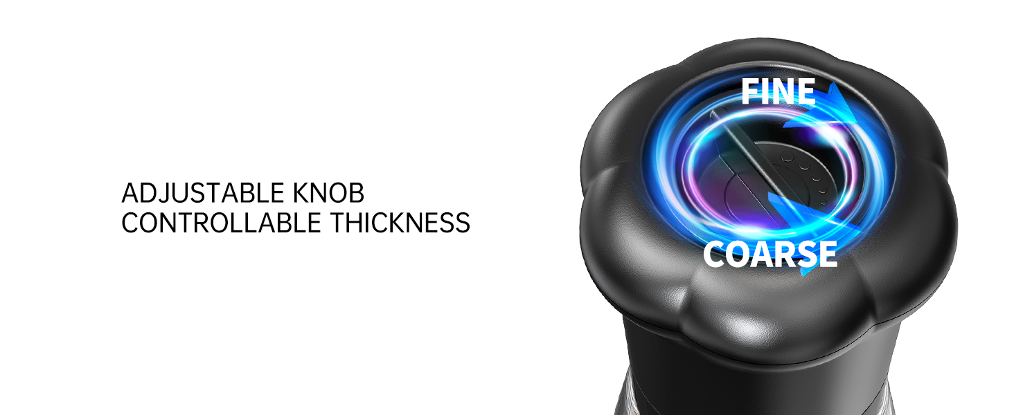 CIRCLE JOY Manual Pepper Grinder, Spice Mill for Professional Chef, Refillable Pepper Shakers with Ceramic Blades, Adjustable Coarseness and BPA-free 180ml Glass Container, Tall Black