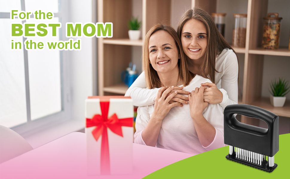 Meat Tenderizer Tool, Meat Tenderizer Stapler with 48 Stainless Steel Ultra Sharp Needle Blades, Compact Cooking Tool for Tenderizing Beef Chicken Turkey Steak Veal Pork