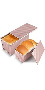 Baguette Bread Pan, Premium Nonstick Perforated Baguette Pan for French Bread Baking, 4 Loaves Baguette Baking Tray for Sourdough, Italian Bread, Perfect for Creating Crisp Golden-Brown Crust