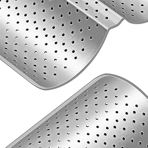 Baguette Bread Pan, Premium Nonstick Perforated Baguette Pan for French Bread Baking, 4 Loaves Baguette Baking Tray for Sourdough, Italian Bread, Perfect for Creating Crisp Golden-Brown Crust