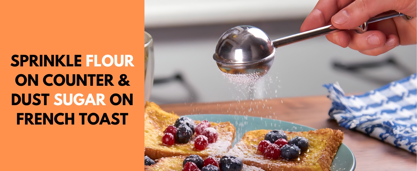 Introducing The Easy-Lift Dutch Oven Silicone Bread Sling & Scoop & Dust Flour Sifter Combo. A Premium Sourdough Bread Mat & Artisanal Flour Dusting Wand Bread Baking Supplies Set (2pcs)