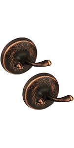 4 Piece Antique Bathroom Hardware Accessories Set Oil Rubbed Bronze,24 Inch Towel Bar Set,Towel Rack Set,Bathroom Towel Holder Set