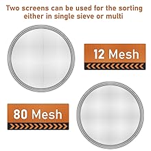 Automatic Vibrating Sieve Shaker – 40 Mesh + 60 Mesh Flour Sifter, Electric 110V 55W Sifter Machine for Flours, Herbal Powder