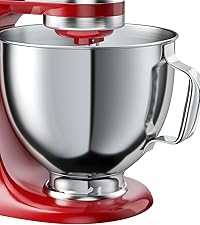 Stainless Steel Slicer Shredder Attachments for KitchenAid Stand Mixers, Vegetable Shredder, Cheese Grater, Salad Maker, Food Slicers Chopper Grinding Powder Accessories with Detachable 5 Blades