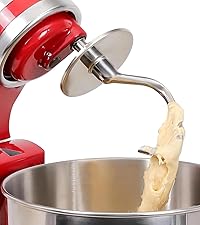 Stainless Steel Slicer Shredder Attachments for KitchenAid Stand Mixers, Vegetable Shredder, Cheese Grater, Salad Maker, Food Slicers Chopper Grinding Powder Accessories with Detachable 5 Blades