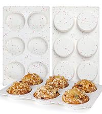 CAKETIME Silicone Mini Muffin Pan, 24 Cups Nonstick Mini Cupcake Pan for Baking Muffin, Cupcake, Egg Bites, Fat Bomb, 1 Pack Confetti