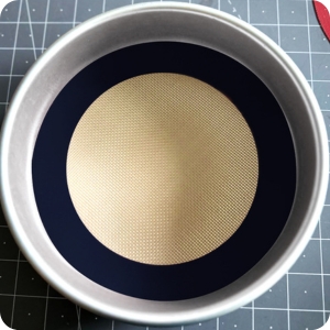 3PC Round Silicone Baking Mats, 8 inch Silicone Mats for Baking Easy to Clean, Reusable Baking Mats, Silicone Circle Mats for Cake Pan