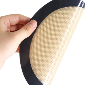 3PC Round Silicone Baking Mats, 8 inch Silicone Mats for Baking Easy to Clean, Reusable Baking Mats, Silicone Circle Mats for Cake Pan