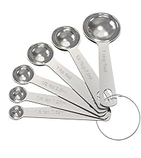 TILUCK Stainless Steel Measuring Cups Set,Kitchen Gadgets for Cooking & Baking,Set of 5