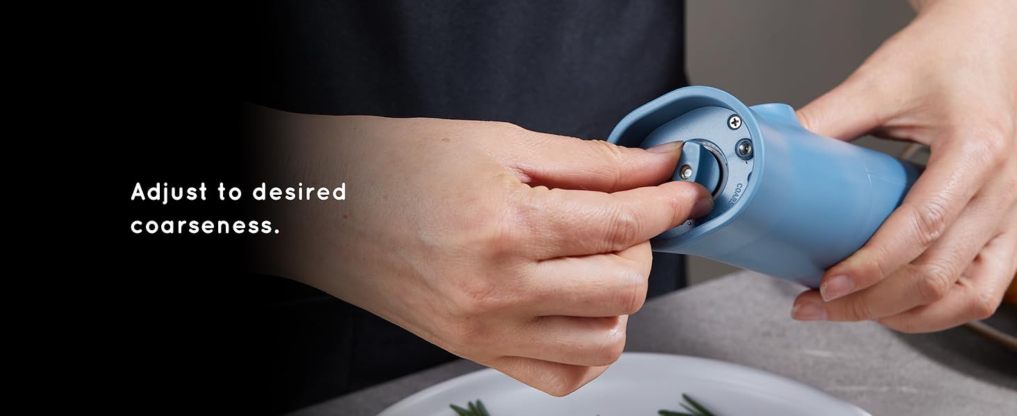 Gravity Electric Salt and Pepper Grinder Set Rechargeable, Automatic Salt and Pepper Grinder Set with USB C Charging Base, Gravity Salt and Pepper Shakers Set Electric