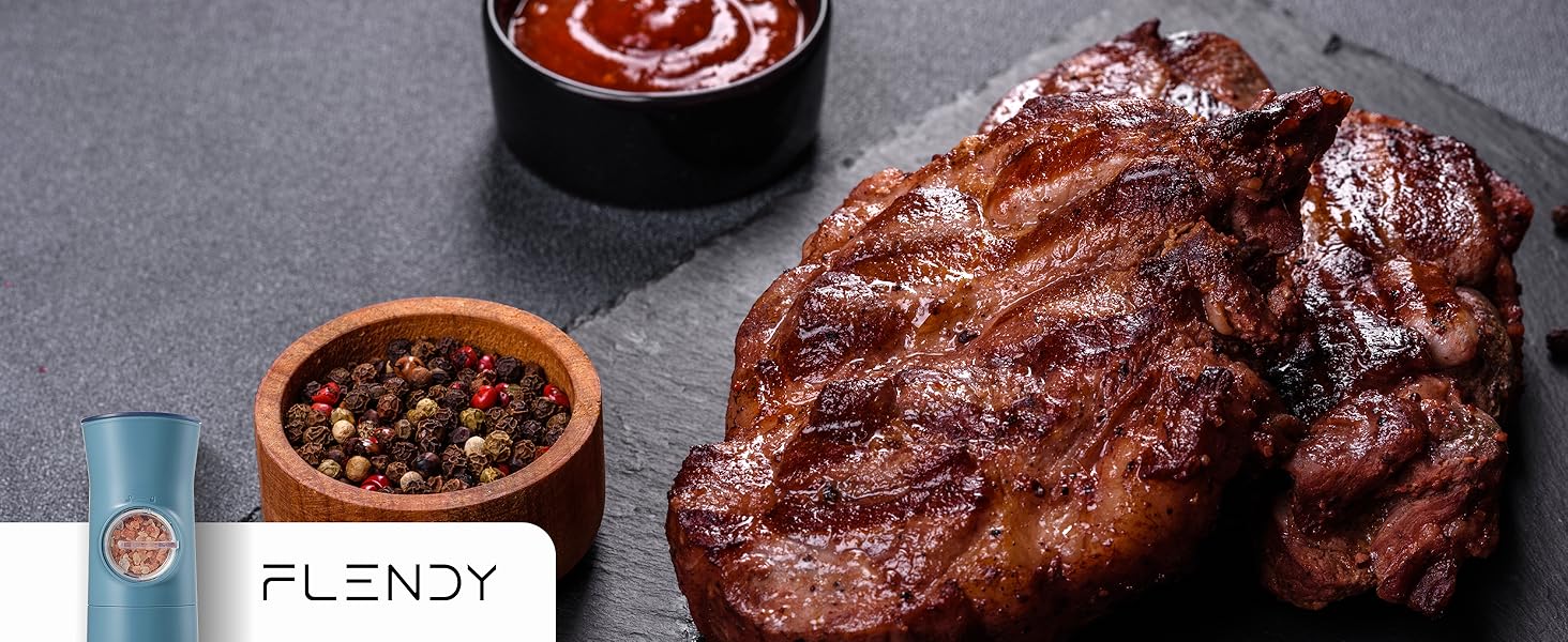 Gravity Electric Salt and Pepper Grinder Set Rechargeable, Automatic Salt and Pepper Grinder Set with USB C Charging Base, Gravity Salt and Pepper Shakers Set Electric