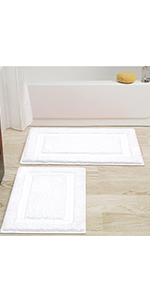 SHACOS Washable Cloth Placemats Set of 4 Cotton Linen Double Layer Thickened Machine Washable Table Mats Non Slip Heat Resistant Fabric Place Mats for Dining Table, Black