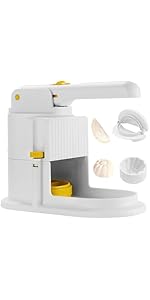 2 In 1 Dumpling Maker Press Kitchen Empanada Maker Press Mold Manual Pastry Dumpling Wrapper Machine for Chinese Food, Empanada, Ravioli, Pierogi, Hand Pie (Green)