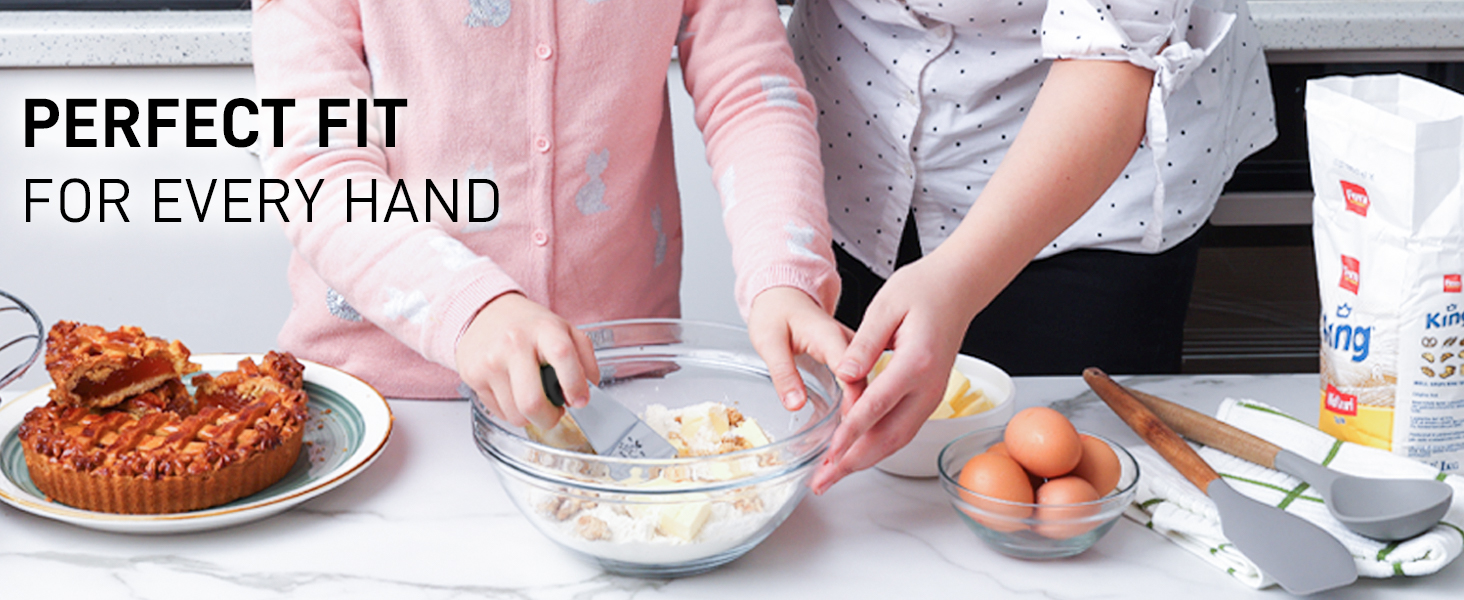 Zulay Kitchen Dough Blender - Stainless Steel Pastry Cutter, Heavy Duty Dough Cutter With Blades, Pastry Blender And Butter Cutter - Pastry Cutter For Baking (Blue)