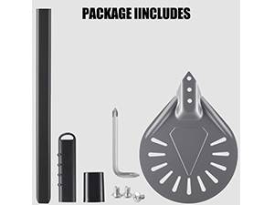 Pizza Turning Peel 7 Inch Round Aluminum Perforated Pizza Peel Turner with Metal Handle Pizza Paddle for Homemade Pizza Oven Accessories