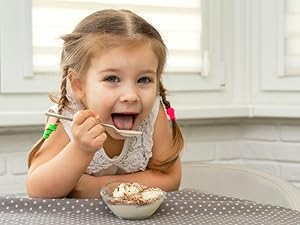 CORAL Light Brown 100% Compostable Forks - 120 Heavy Duty Forks (7.0 inch) - Break Resistant with Smooth Edges, Ocean Friendly Alternative to Plastic Silverware - Biodegradable & Disposable Forks