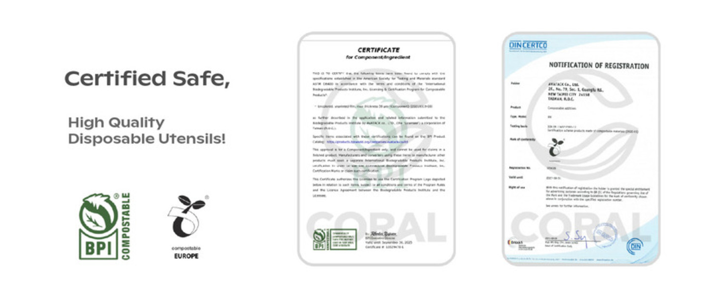 CORAL Light Brown 100% Compostable Forks - 120 Heavy Duty Forks (7.0 inch) - Break Resistant with Smooth Edges, Ocean Friendly Alternative to Plastic Silverware - Biodegradable & Disposable Forks