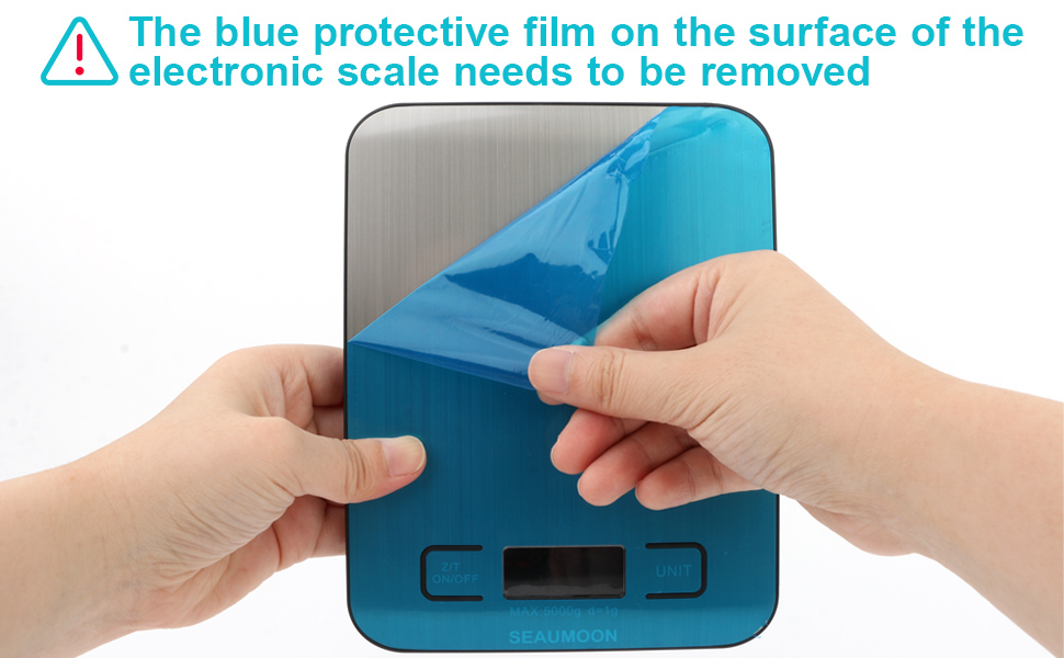 Digital Kitchen Scale–11lb/5kg Food Scale for Cooking & Baking, Stainless Steel, LCD Display, Tare Function, Multiple Units (g/oz/ml), Lightweight Design for Meal Prep Coffee (Batteries Included)