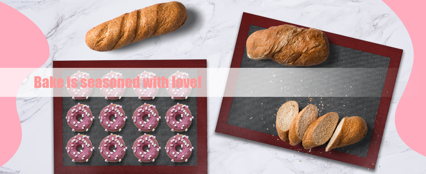 KitchenRaku Perforated Silicone Baking Mat, 15.7