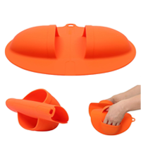 BIRDROCK HOME Collapsible Large BBQ Prep Tub w/Cutting Board, Multi-Function Grill Caddy w/Colander & Lid, Portable Silicone Dish Bowl for Picnic, Tailgate, Camping - Black