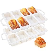 Regular 12 Cup and Mini 24 Cup Nonstick Cupcake Pan Set Silicone Muffin Pan for Baking Silicone Cupcake Mold with Metal Reinforced Frame BPA Free (2 Pcs, Cream)