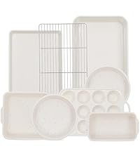 Regular 12 Cup and Mini 24 Cup Nonstick Cupcake Pan Set Silicone Muffin Pan for Baking Silicone Cupcake Mold with Metal Reinforced Frame BPA Free (2 Pcs, Cream)