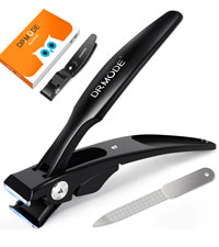 Toenail Clippers for Thick Toenails for Seniors, Slanted Nail Clippers for Men Thick Ingrown Nails with Wide Jaw Opening, Heavy Duty Curved Large Fingernail Ingrown Toenail Clippers