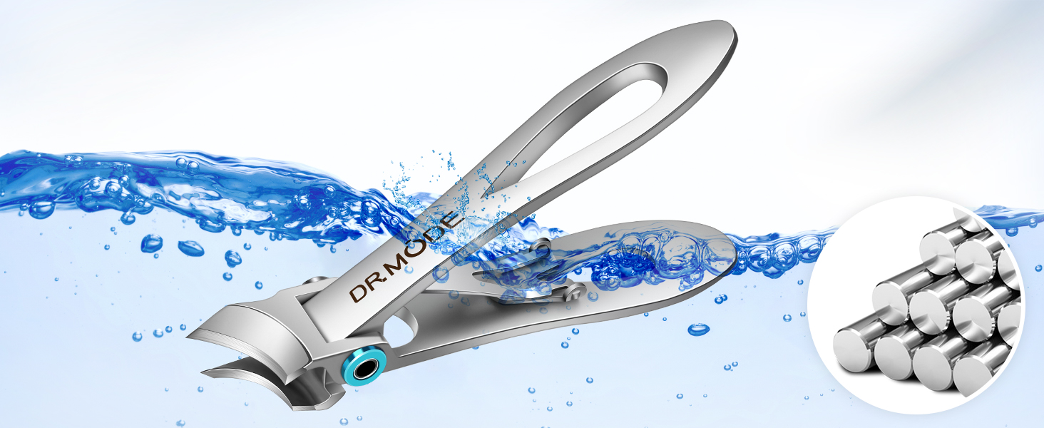 Toenail Clippers for Thick Toenails for Seniors, Slanted Nail Clippers for Men Thick Ingrown Nails with Wide Jaw Opening, Heavy Duty Curved Large Fingernail Ingrown Toenail Clippers