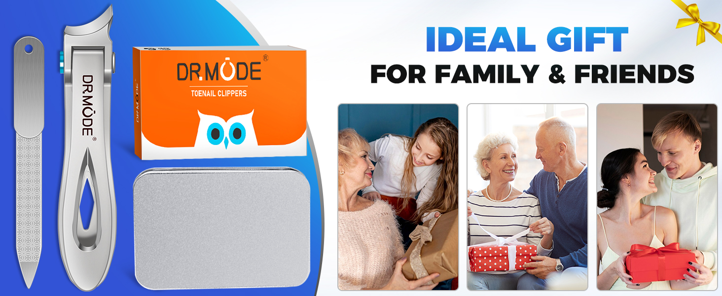 Toenail Clippers for Thick Toenails for Seniors, Slanted Nail Clippers for Men Thick Ingrown Nails with Wide Jaw Opening, Heavy Duty Curved Large Fingernail Ingrown Toenail Clippers