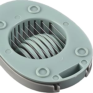 2pcs Egg Slicer for Boiled Eggs, Kiwifruit Strawberry Cutter with Stainless Steel Wire