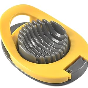 2pcs Egg Slicer for Boiled Eggs, Kiwifruit Strawberry Cutter with Stainless Steel Wire