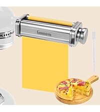 Pasta Roller for Kitchenaid Stand Mixer, Pasta Maker for Kitchenaid Mixer Attachments, Stainless Steel Pasta Attachment for Kitchenaid Stand Mixer, 8 Gears Adjustable by Gomen
