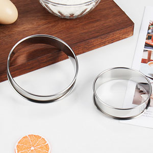 DATANYA 12Packs 4 Inch English Muffin Rings Crumpet Rings Stainless Steel Double Rolled Tart Rings, Round Metal Cooking Pastry Ring Molds for Crumpets baking