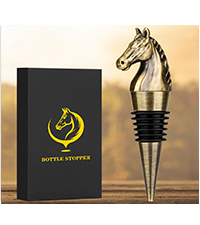 Dragon Head 2-In-1 Wine Bottle Pourer and Stopper, Gifts for Men Women Dragon Fans, Liquor Bottle Pourers Spout for Alcohol Spirits, Wine Accessories, Dark Silver