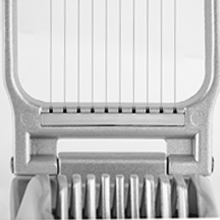 Egg Slicer for Hard Boiled Eggs, Stainless Steel Wire, Multipurpose Heavy Duty Aluminium Egg Cutter for Egg, Salads, Sandwiches, Strawberries, Mushrooms, Soft Cheese, Red