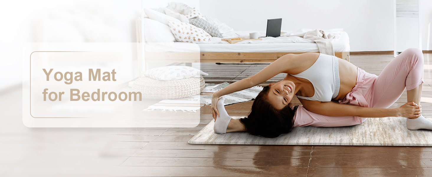 KIMODE Anti Fatigue Kitchen Mats for Floor 2 Piece, Cushioned Abstract Kitchen Rugs,Memory Foam Kitchen Floor Mats, Standing Desk Mats for Laundry, Office, Sink Light Brown Multi 17