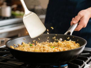 14-in Spatula Set, 18/0 Stianless Steel Heavy Duty Turner & Slotted Spatula, Kitchen Cooking Utensils Set, High Heat Resistant, Grilling Frying Serving Food, Pack of 2