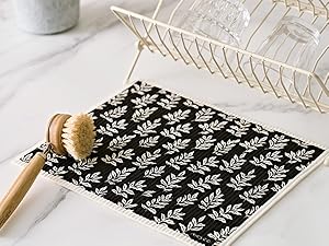 RECYCO Swedish Dishcloths for Kitchen | 4 Pack Oversized Washable Dish Rags | Large Cellulose Reusable Cleaning Paper Towels | Absorbent Counter Dish Cloth Sponge XL Kitchen Wipes, 12