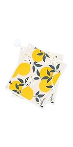 Papaya Reusable Paper Towels, Premium Swedish Dishcloths with Hook, Non-Scratch Reusable Paper Towel, 1 Sheet Replaces 17 Rolls - 2 Sheets, 1 Hook