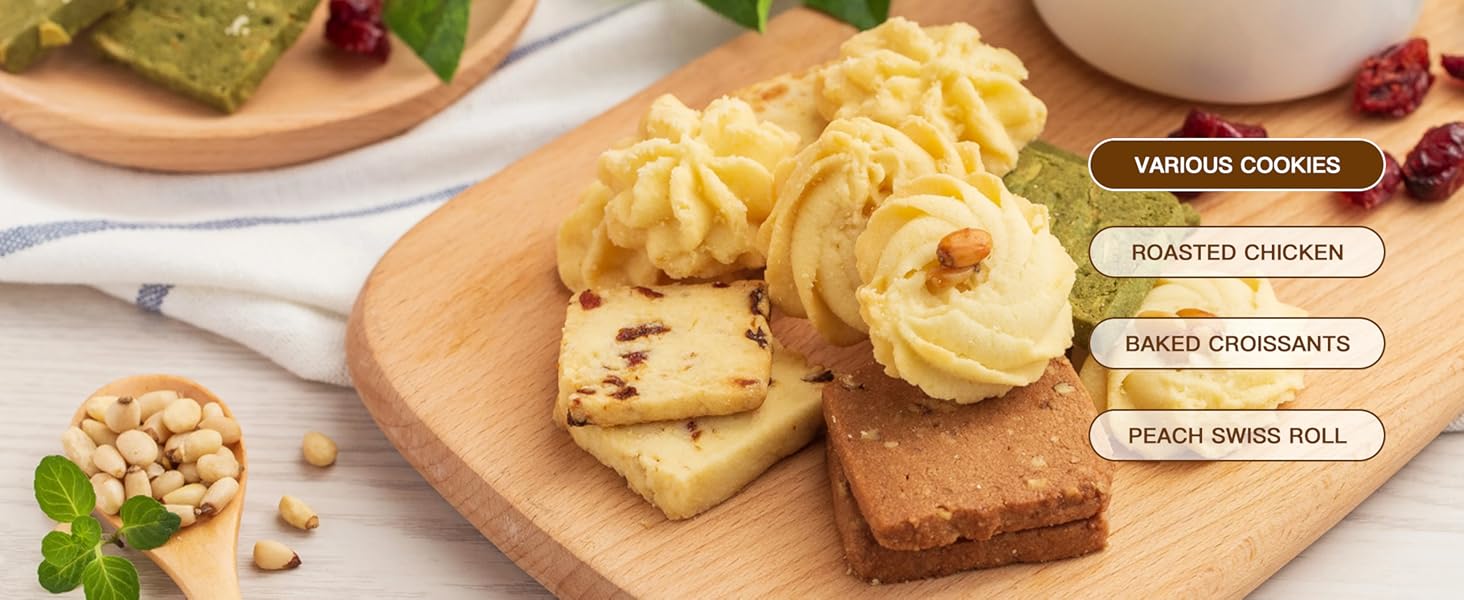 Baking Sheet Pan Set of 3, Commercial Cookie Sheets for Baking, Nonstick Half/Quarter/Jelly Roll Pans Replacement Toaster Oven Tray, Heavy Duty & Easy Clean, Champagne Gold