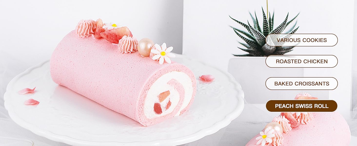 Baking Sheet Pan Set of 3, Commercial Cookie Sheets for Baking, Nonstick Half/Quarter/Jelly Roll Pans Replacement Toaster Oven Tray, Heavy Duty & Easy Clean, Champagne Gold