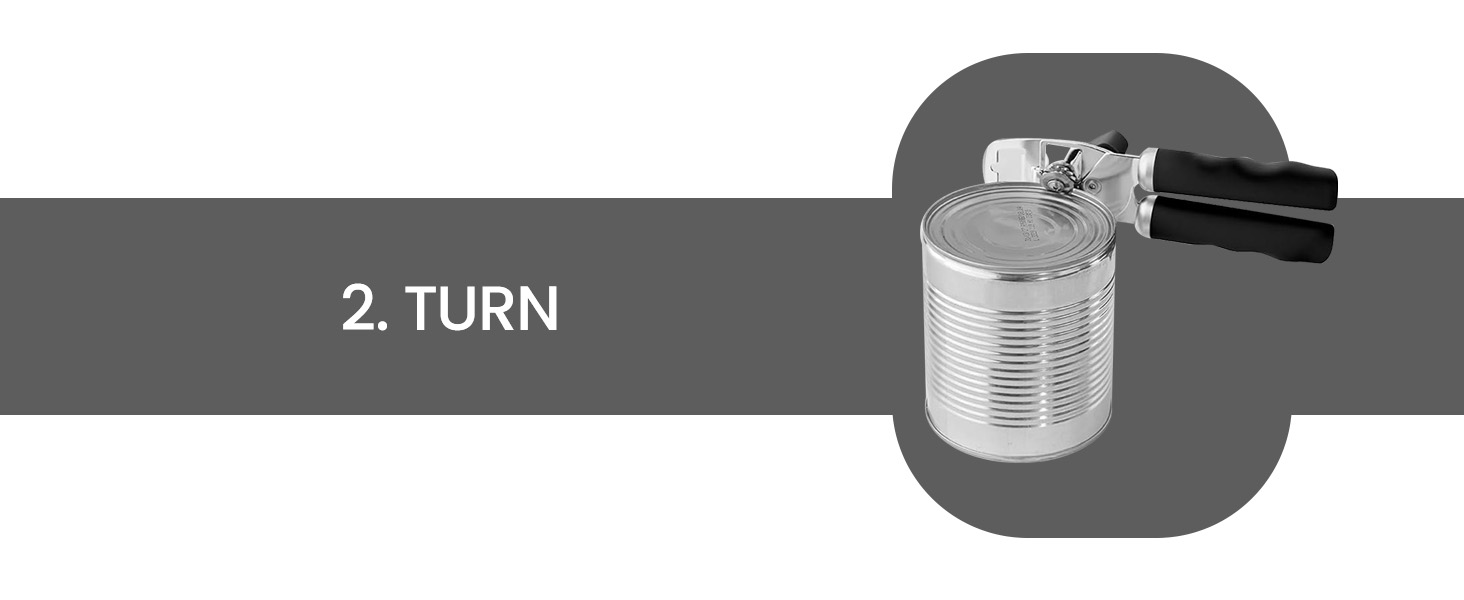 Zulay Kitchen Heavy Duty Stainless Steel Can Opener Manual with Bottle Opener - Rust Proof Manual Can Opener With Turn Knob & Comfy Soft Grip Handles - Royal Blue