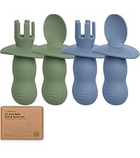 KeaBabies 2pk Silicone Placemats for Toddlers, Kids - 12x9 Non Slip Suction Baby Silicone Placemat for Restaurants, Dining Table,Travel, Easy to Clean, Food Grade/BPA-Free,Small Baby Table Mat(Slate)