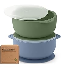 KeaBabies 2pk Silicone Placemats for Toddlers, Kids - 12x9 Non Slip Suction Baby Silicone Placemat for Restaurants, Dining Table,Travel, Easy to Clean, Food Grade/BPA-Free,Small Baby Table Mat(Slate)