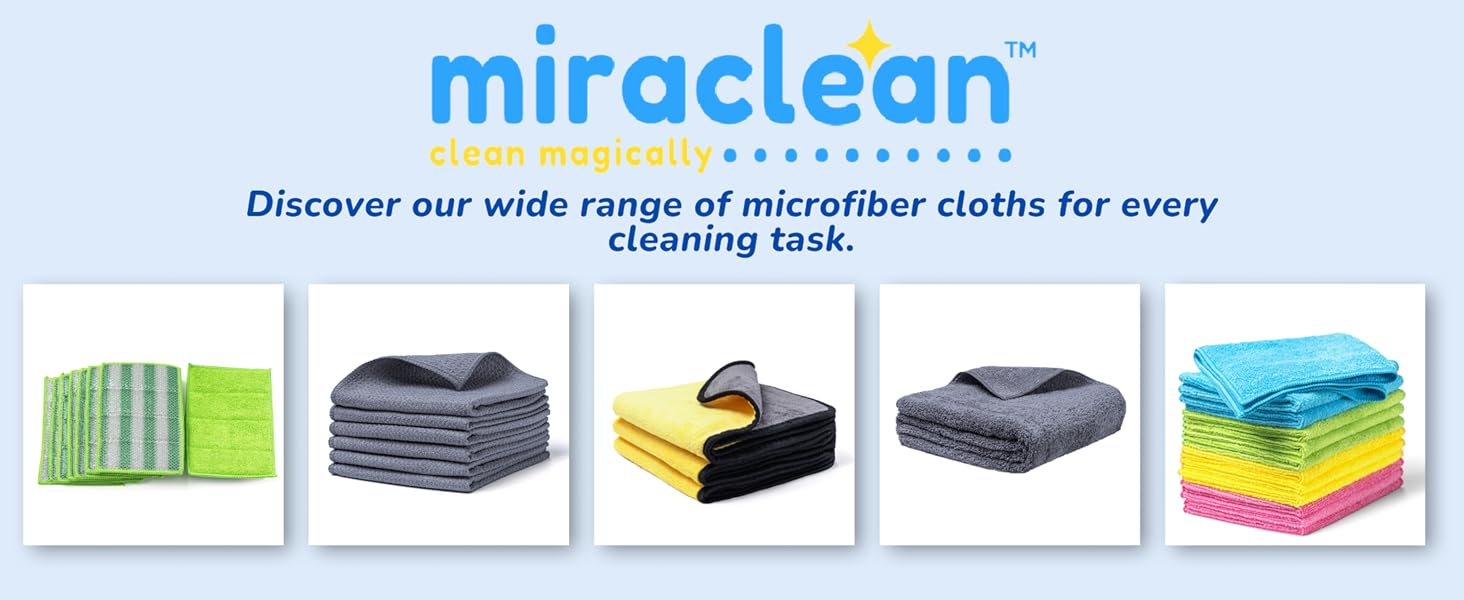 Microfiber Cleaning Cloth 12 Pack - 12 x 12 inches - Rags for Cleaning House Streak-Free Wipes for Screens, Dusting & Appliances - Premium Micro Fiber Cloth for Cleaning