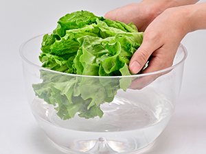 SUSTEAS Salad Spinner Large, Vegetables Wash Bowl, Fruits & Herb Lettuce Dryer with 5 Blade Slicer Egg Yolk Strainer Shredder for Efficient Salad Preparation and Food Washing, 4.25Qt