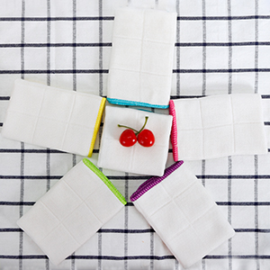 10 Pack Dishcloths White Fiber Dish Cloths Towels Set 12