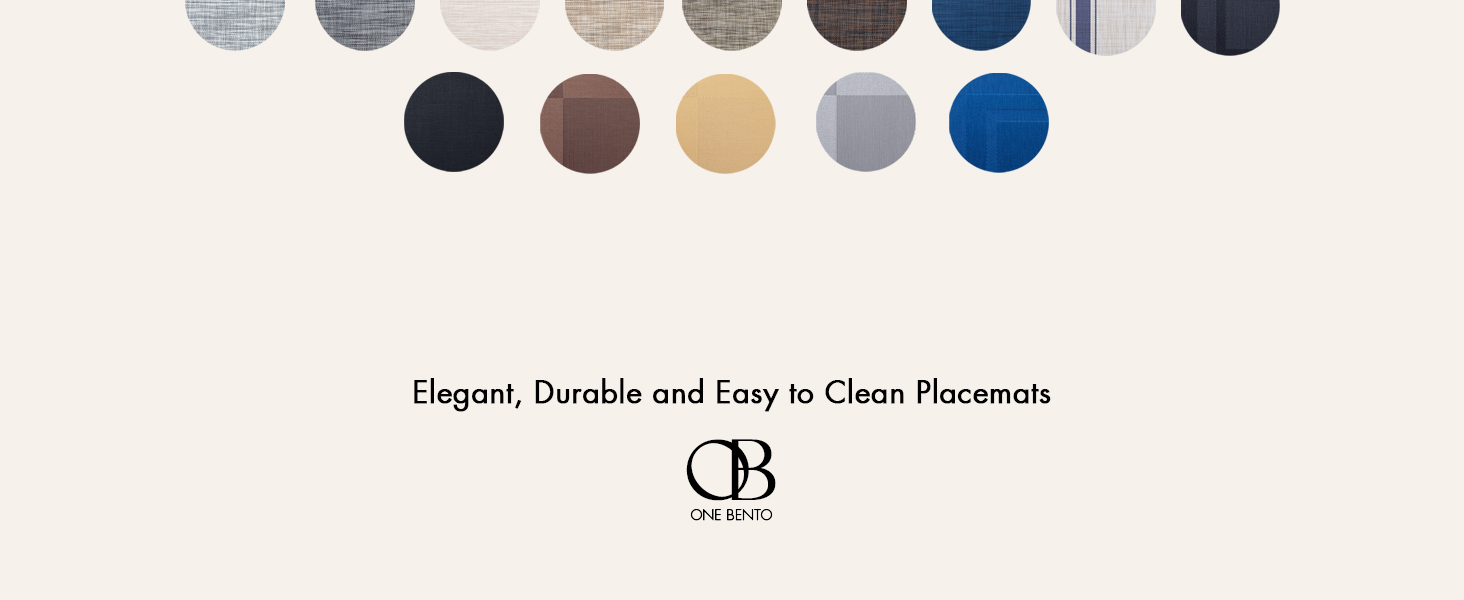 Placemats Set of 4 - Easy Clean Woven Vinyl Placemats for Dining Table, Indoor/Outdoor Place Mats, Washable PVC Table Mats（Caramel）