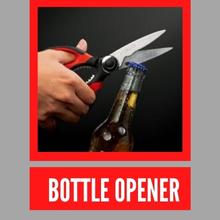 Kitchen Scissors Stainless Steel Sharp Blades with Cushioned Soft TPR Grip for Easy Handling – Heavy Duty Multipurpose Scissors for Meat, Chicken, Fish, Vegetables, & Herbs – Bottle Opener