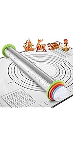 Classic Wood Rolling Pin, 17